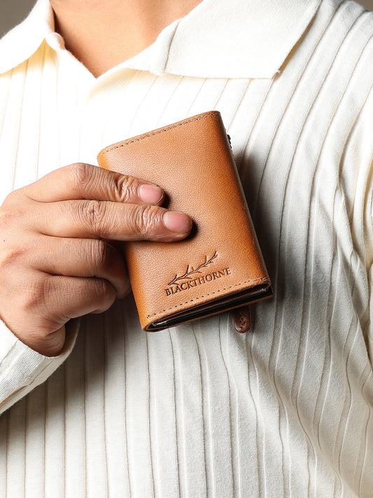 Titan - RFID Protected Cardholder Wallet (TAN)