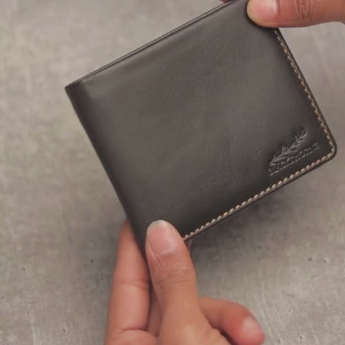 BlackThorne Night Stitch - Premium Nappa Leather Wallet