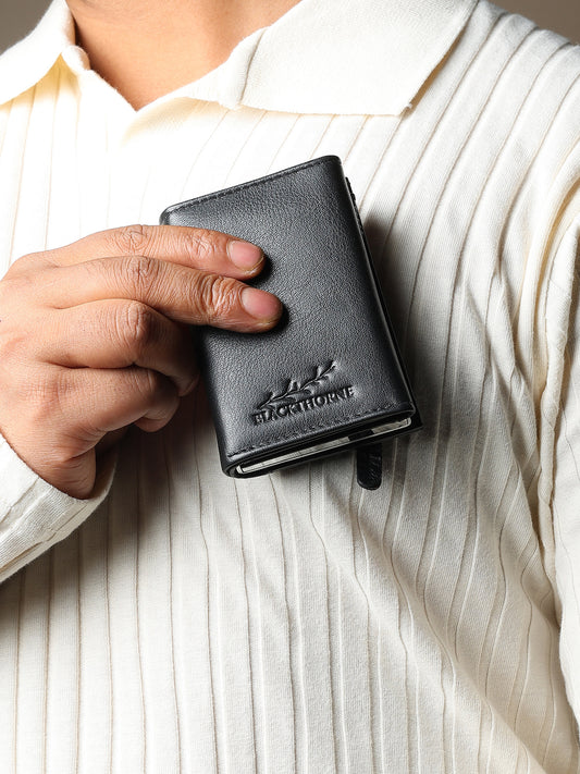 Titan - RFID Protected Cardholder Wallet (BLACK)