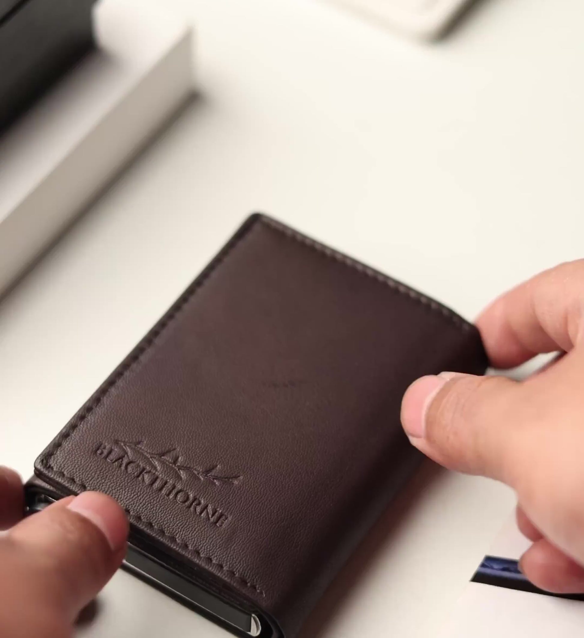 Spectre - RFID Protected Cardholder Wallet (BROWN)